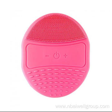 sonic silicone facial cleansing brush exfoliating cleanser